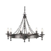 lampara de arana warwick 6 luces