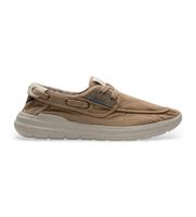 replay para hombre rsm30001t zapatillas instant boat marron beige 45 tela plano cordones casual