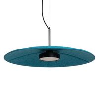 lampara colgante acustica led 15w fieltro otti-s azul