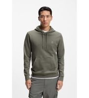 boss para hombre 50509314 sudadera con capucha straight fit verde l casual algodon