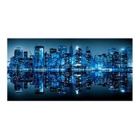 fotomural xxl - oceano de luces - nyc 550x270 cm