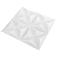 paneles de pared 48 uds 50 x 50 cm origami espuma xps vidaxl