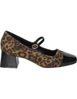zapatos de tacon para mujer dangela ddn29008 animal print 38