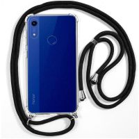 cool funda con cordon negro para huawei y6 2019y6shonor 8a