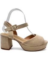 de timbos sandalia tacon plataforma vestir mujer 129997 beige
