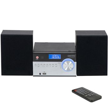 Radio CD Camry Premium CR 1173 Reproductor CD-ROM Bluetooth 10 W Negro Plata