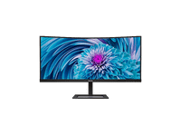 monitor - philips 346e2cuae00 34 qhd 100 hz 1 ms va curvo usb-c freesync premium altura ajustable altavoces integrados
