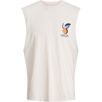 Jack & Jones Camiseta tirantes 12253914 JORTAMPA SLEEVELESS TEE SS CREW NECK BUTTERCREAM para hombre