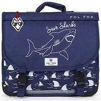 pol fox cartera cartable 38 cm shark para nino