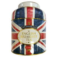 new english teas union jack tin 80 english breakfast teabags