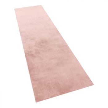 Alfombra suave Solina rosa 80x300 cm