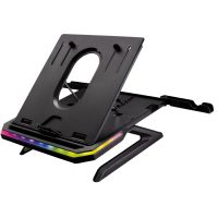 surefire portus x1 soporte gaming con rgb para portatil hasta 173