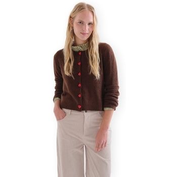 Compania Fantastica Chaqueta de punto COMPAÑIA FANTÁSTICA 10244 Cardigan - Marrom para mujer