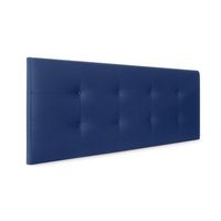 cabecero de polipiel capitone 150x60cm camas 150 - azul