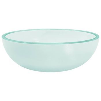Lavabo De Vidrio Templado Esmerilado 35x12 Cm Vidaxl