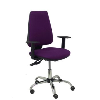 Piqueras y Crespo Elche S Bali 24 Horas Silla de Oficina Brazos Regulables Ruedas Parqué Morado
