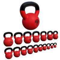 kettlebell de hierro fundido con revestimiento de goma 2 - 32 kg