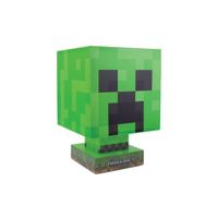 paladone lampara icon minecraft creeper con luz led altura 266 cm alimentacion usb o baterias diseno iluminado para fans del juego
