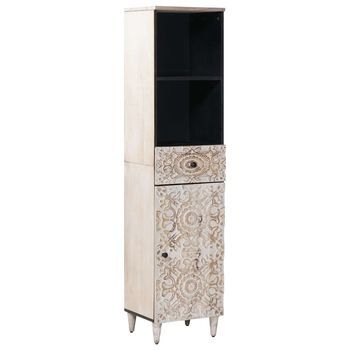 Mueble De Cuarto De Baño Con Cajón 38 X 33,5 X 160 Cm Vidaxl