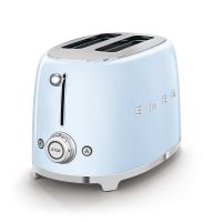 smeg tsf01pbeu tostadora 2 rebanadas 950w azul