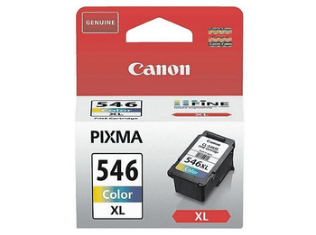 Cartucho de tinta - Canon CL-546XL, 300 páginas, Cian, Magenta, Amarillo