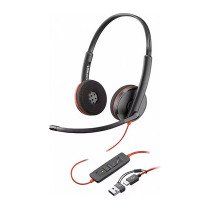 Auriculares con cable HP Poly Blackwire C3220 biaural USB-C/A