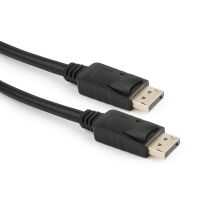 cable displayport gembird cc-dp2-10m 10 m 4k uhd negro con botones autobloqueantes