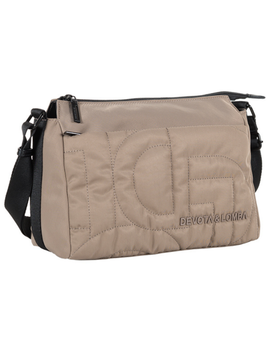 Bolso Bandolera Devota&lomba 251006 En Color Taupe Uni