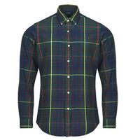 polo ralph lauren camisa manga larga camisa de corte recto en oxford para hombre
