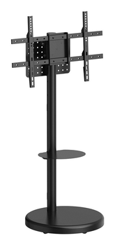 AISENS Soporte de suelo con rueda bandeja para DVD para monitor TV 50kg de 37 86 Negro