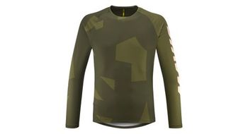 Camiseta de manga larga mavic deemax enduro verde