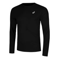 asics core camiseta de running hombres-negro