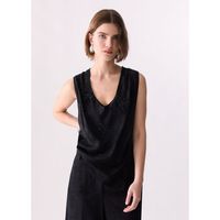 liu jo blusa top con bordados joya para mujer