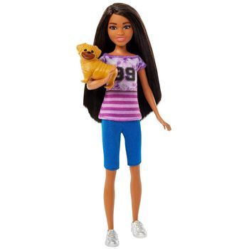 Muñeca Barbie Ligaya Al Rescate Con Mascota Hrm06 Barbie