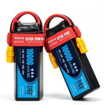 Batería Lipo DXF Softcase 4S 10000mAh 100C 14.8V XT90 EC5 para Modelos RC 1/8 1/10, Coches, Camiones, Tanques, XXMAX 8S, Arrama 8S