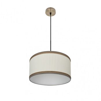 AKUNADECOR Colgante En Color Cuero/beis Modelo Soprano Regulable