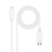 nanocable cable usb 31 a usb-c machomacho 05m blanco