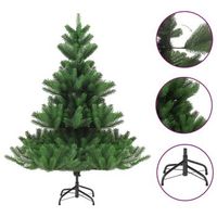 arbol de navidad artificial abeto nordmann verde 210 cm vidaxl