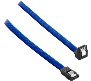 ModMesh 60 cm Right Angle SATA 3 Cable - Blue, Blue