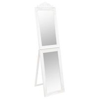 espejo de pie blanco 40x160 cm vidaxl