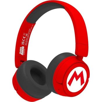 Blade Super Mario Logo Auriculares Infantiles Inalámbricos Plegables