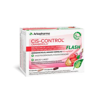 Cis-control cranberola flash 20 cápsulas