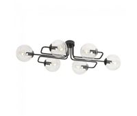 plafon de techo vesta transparente 6 luces marca wonderlamp