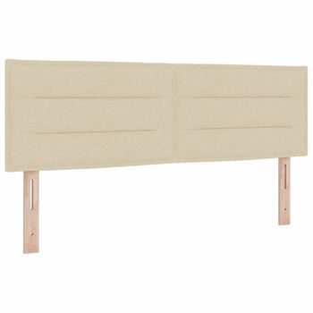 Cabecero Con Cabecera Manual Crema 140 Cm Tela