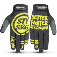 stay strong rough bfs youth gloves - blackyellow youth large