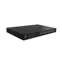 conmutador levelone fgp-2831 no administrado 28 puertos fast ethernet poe 1u