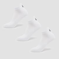 calcetines de entrenamiento unisex de mp paquete de 3 - blanco - uk 6-8