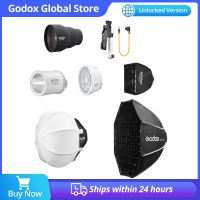 accesorios godox ml100r reflector de lente rf-ml45 fresnel de silicona ml-cfl5 softbox ml-cs30 ml-sf3030 soporte para bateria externa ak-b01