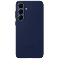 samsung funda silicona azul oscuro para galaxy s25 fe