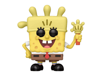 Figura Funko Pop! - Animation: Spongebob Squarepants Glove World Spongebob, 9 cm, Vinilo, 25 Aniversario